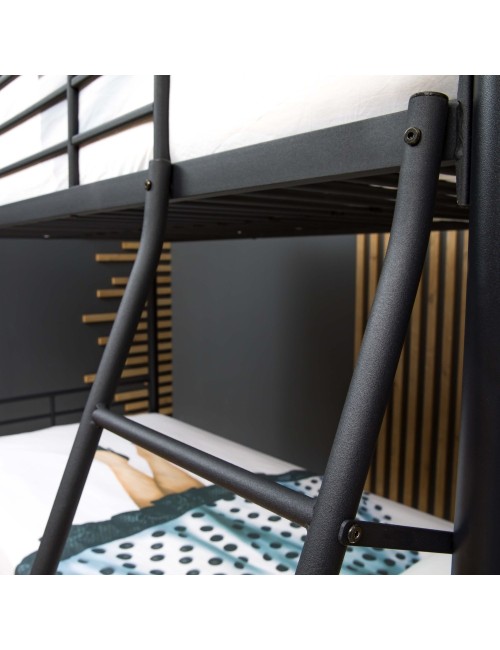 Letto a Castello in Metallo Monza Colore Nero Prezzo