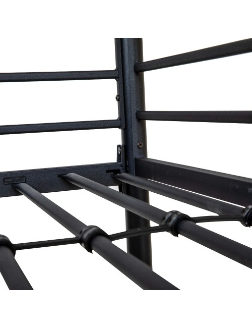 Letto a Castello in Metallo Monza Colore Nero Prezzo