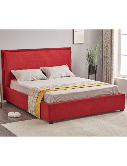 Letto Matrimoniale Contenitore Neso Colore Rosso Prezzo