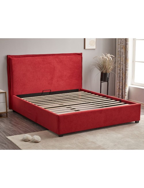 Letto Matrimoniale Contenitore Neso Colore Rosso Prezzo