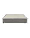 Letto matrimoniale Sommier con contenitore in tessuto grigio 162x192x39H – Praticità compatta