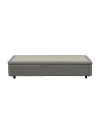 Letto singolo Sommier con contenitore in tessuto grigio 82x192x39H – Praticità compatta