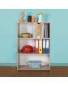 Libreria bassa con tre ripiani rkt330 colore rovere