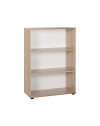 Libreria bassa con tre ripiani rkt330 colore rovere