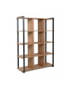 Libreria rovere quercia a cubi con profili antracite Denver31