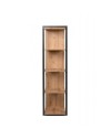 Libreria rovere quercia a cubi con profili antracite Denver31