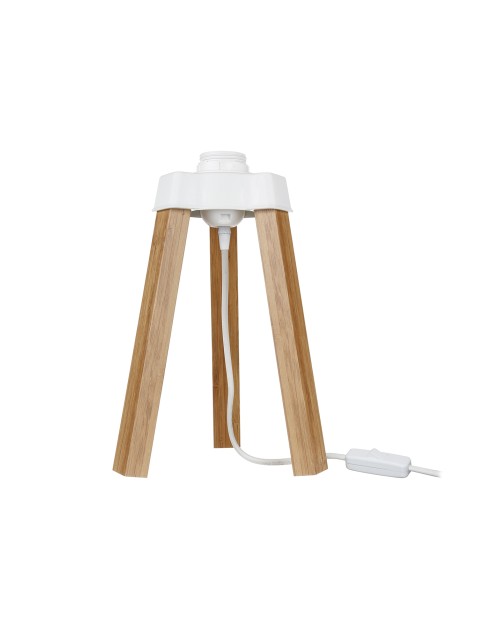 Lampada da tavolo treppiede legno colore rovere Piko MDL4767 22.5H
