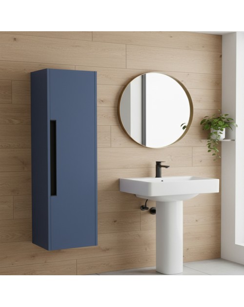 Colonna bagno sospesa Modular colore azzurro 35x30x120H