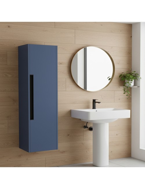 Colonna bagno sospesa Modular colore azzurro 35x30x120H