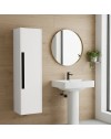 Colonna bagno sospesa Modular colore bianco 35x30x120H