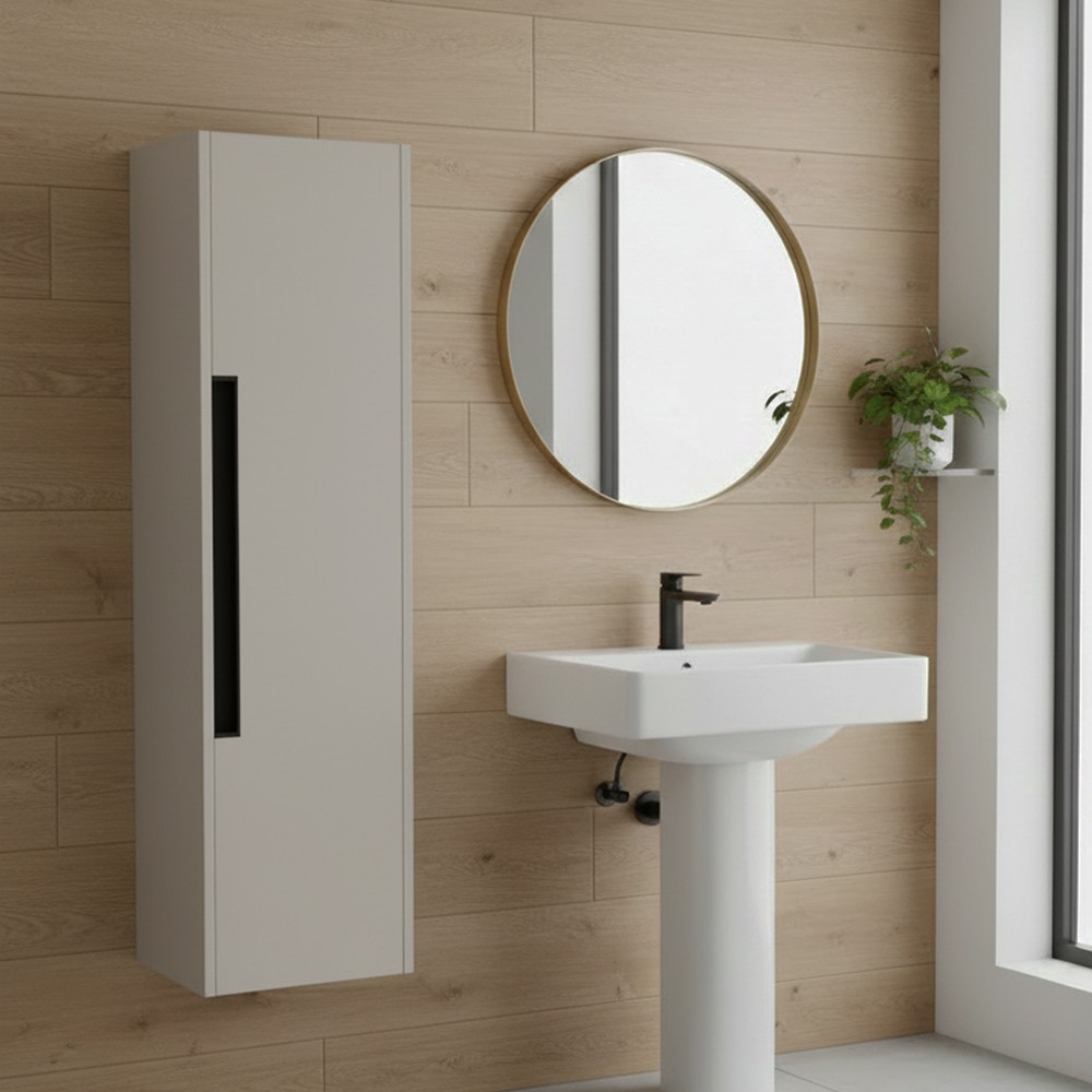 Colonna bagno sospesa Modular colore cashmere 35x30x120H