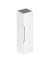 Colonna bagno sospesa Soho colore bianco opaco effetto cannettato 35x30x120H