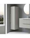 Colonna bagno sospesa Soho colore cashmere opaco effetto cannettato 35x30x120H