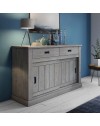 Madia colore ancona oak 2 cassetti e 2 ante scorrevoli Anthony52 149,9x49,8x95,5H stile shabby