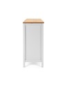 Madia Bergen57 bianco 3 ante e 1 cassetto e top artisan rovere 120 cm