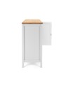 Madia Bergen57 bianco 3 ante e 1 cassetto e top artisan rovere 120 cm