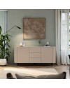 Madia Marini 2 ante e 3 cassetti cashmere 180x43x85 cm push pull