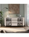 Madia Marini 2 ante e 3 cassetti cashmere 180x43x85 cm push pull