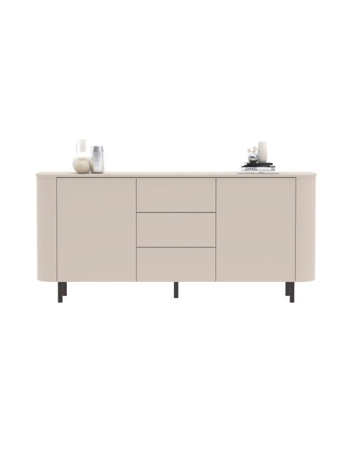 Madia Marini 2 ante e 3 cassetti cashmere 180x43x85 cm push pull