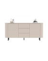 Madia Marini 2 ante e 3 cassetti cashmere 180x43x85 cm push pull