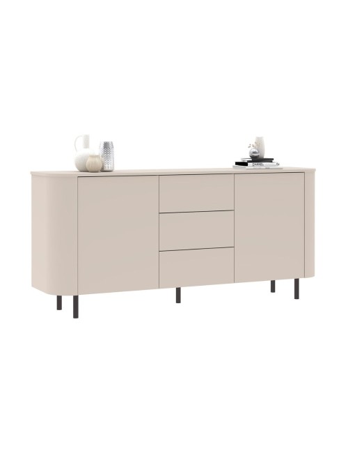 Madia Marini 2 ante e 3 cassetti cashmere 180x43x85 cm push pull