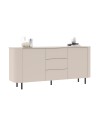 Madia Marini 2 ante e 3 cassetti cashmere 180x43x85 cm push pull