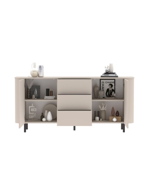 Madia Marini 2 ante e 3 cassetti cashmere 180x43x85 cm push pull