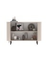 Madia Marini 2 ante cashmere 130x43x85 cm con apertura push pull