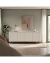 Madia Marini 4 ante cashmere 230x43x85 cm con apertura push pull