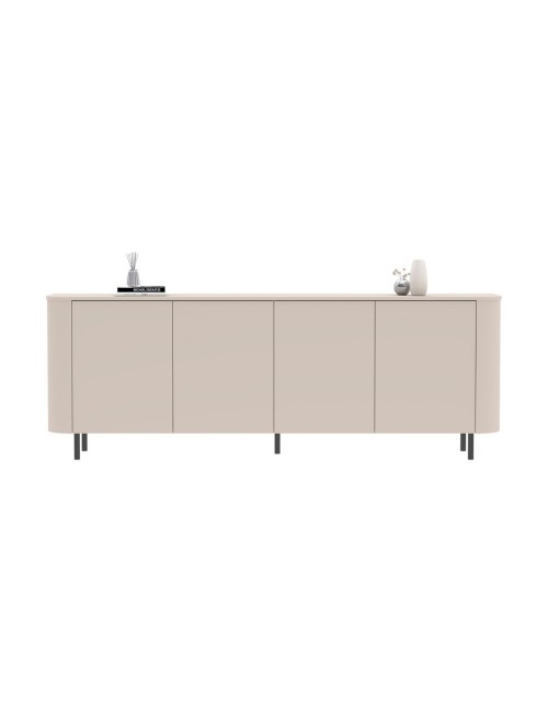 Madia Marini 4 ante cashmere 230x43x85 cm con apertura push pull