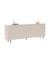 Madia Marini 4 ante cashmere 230x43x85 cm con apertura push pull
