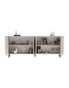Madia Marini 4 ante cashmere 230x43x85 cm con apertura push pull