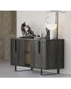 Madia 4 ante palissandro nero Zaira 165x49x83h