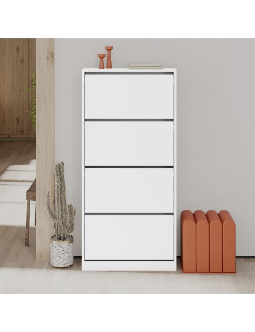 Scarpiera 4 Ante a Ribalta SHC540LBI Colore Bianco Prezzo