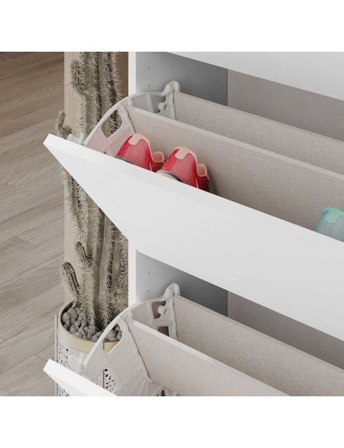 Scarpiera 4 Ante a Ribalta SHC540LBI Colore Bianco Prezzo