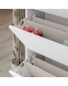 Scarpiera 4 ante a ribalta SHC540BI colore bianco