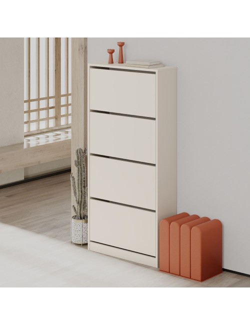 Scarpiera 4 ante a ribalta SHC540SAND colore cashmere
