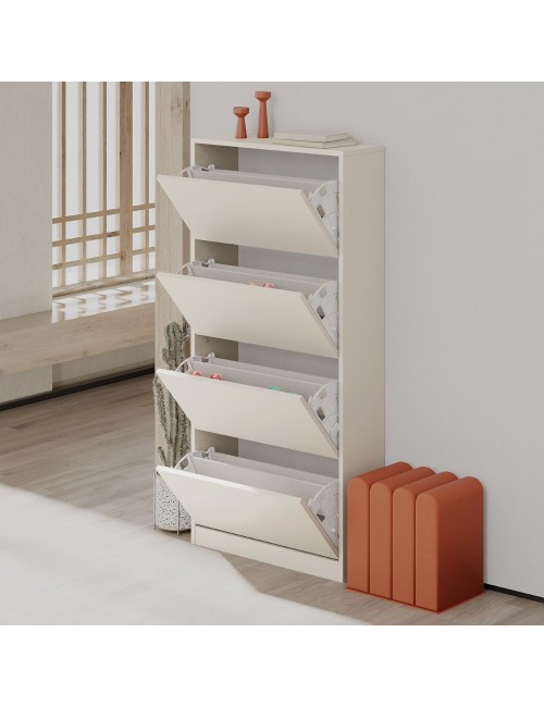 Scarpiera 4 ante a ribalta SHC540SAND colore cashmere