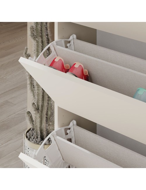 Scarpiera 4 ante a ribalta SHC540SAND colore cashmere