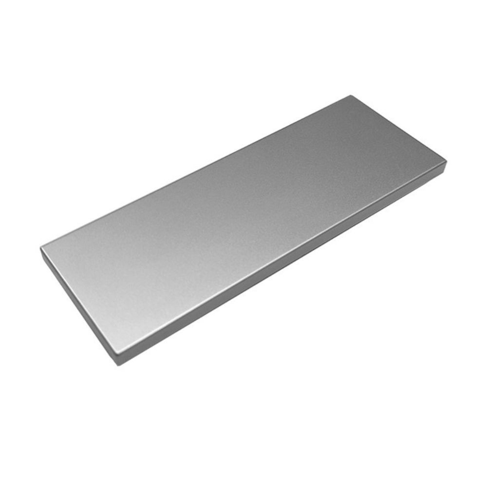 Maniglia rettangolare in ABS colore argento opaco 17 cm APL13AL