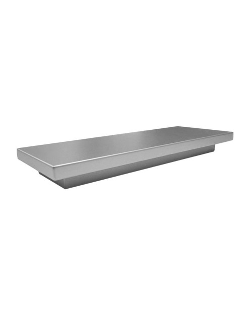 Maniglia rettangolare in ABS colore argento opaco 17 cm APL13AL