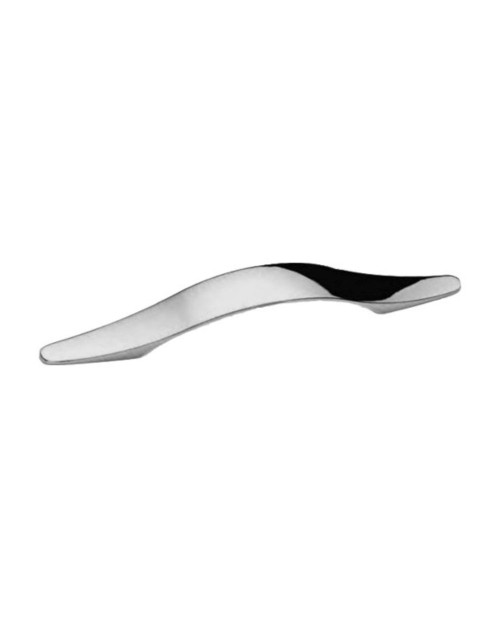 Maniglia curva acciaio cromato per mobili Dilara 128 mm