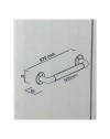 Corrimano di sicurezza per bagno 67 cm KV1101 colore bianco