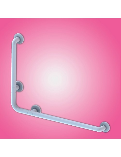 Corrimano Angolare di Sicurezza per Bagno 78x55,5 KV1401 Bianco
