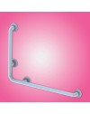 Corrimano angolare di sicurezza per bagno 78x55,5 KV1401 bianco