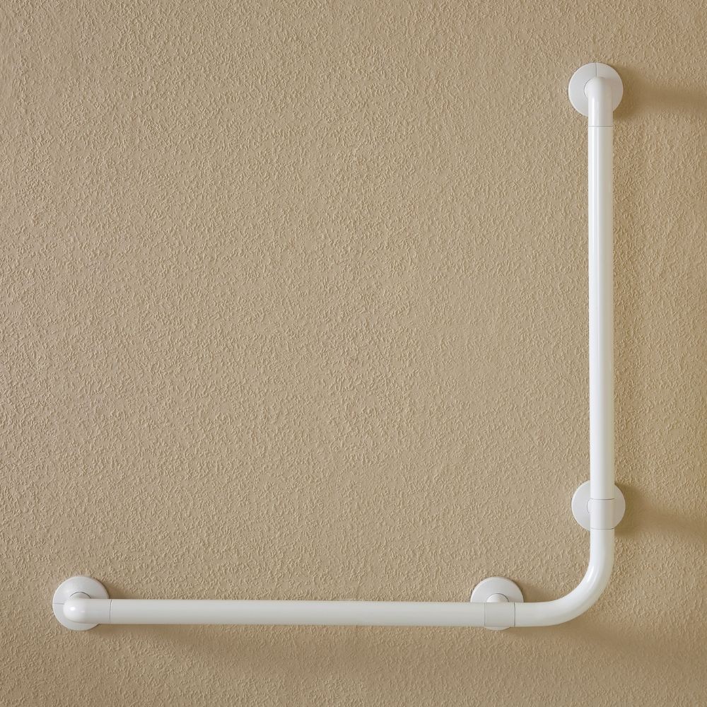 Corrimano angolare di sicurezza per bagno 78x78 KV1501 bianco