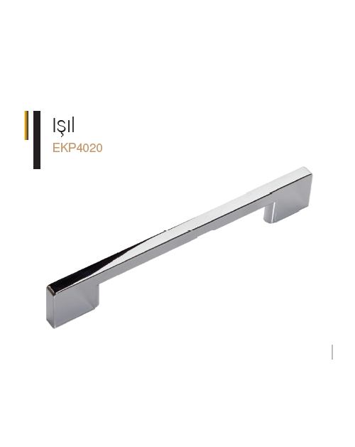 Maniglia abs nero per mobile Isil EKP4020 128 mm