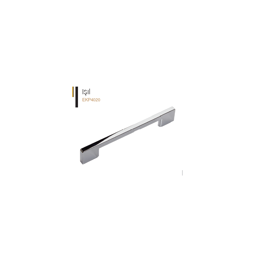 Maniglia abs nero per mobile Isil EKP4020 128 mm