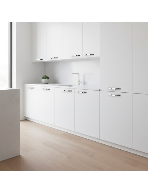 Maniglia plastica cromata per mobile Y801 KP004128CR