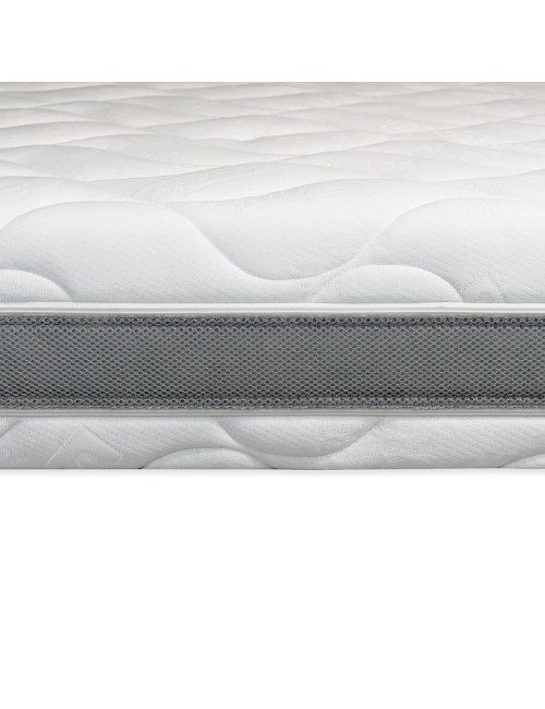 Materasso una piazza e mezza memory foam 120x190xH23 sfoderabile Supermemory25